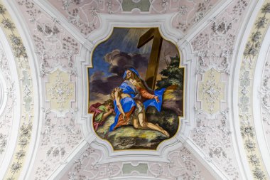 Anglikan Kilisesi, Stift Stams, Stams, Tyrol, Batı Avusturya Devlet Belediyesi Barok manastır manastırda