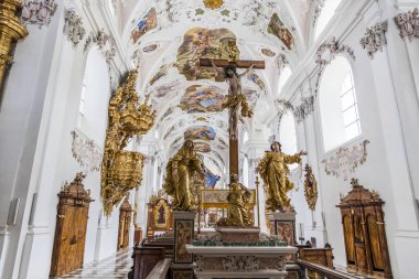 Anglikan Kilisesi, Stift Stams, Stams, Tyrol, Batı Avusturya Devlet Belediyesi Barok manastır manastırda