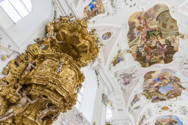 Anglikan Kilisesi, Stift Stams, Stams, Tyrol, Batı Avusturya Devlet Belediyesi Barok manastır manastırda