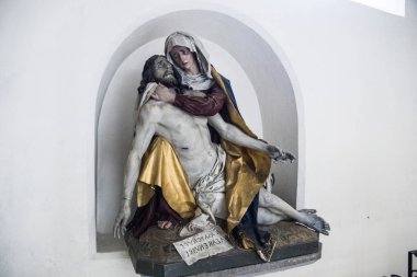 Varsayım Dachstein Salzkammergut kültürel peyzaj, dünya mirası Avusturya Hallstatt, kısmında içinde Katolik Parish Kilisesi