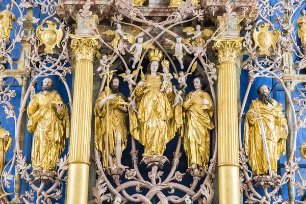 Altare Raffigurante Albero Jesse All Interno Della Chiesa Collegiata Stift — Foto Stock