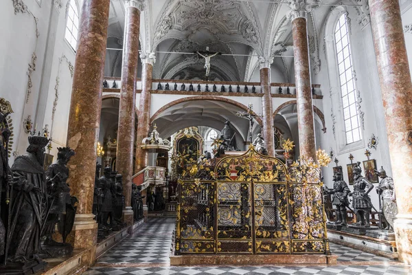 Cenotaaf Van Maximiliaan Van Heilige Roomse Rijk Binnen Hofkirche Court — Stockfoto