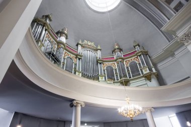 Helsingin tuomiokirkko içinde (Helsinki Katedrali), Finlandiya'nın başkenti Fin Evangelist Lutheran Katedrali