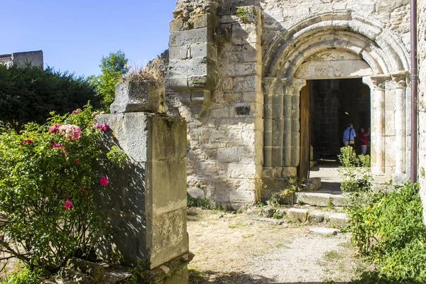 Abbaye Sainte Marie Villelongue Ancienne Abbaye Bénédictine Saint Martin Vieil — Photo