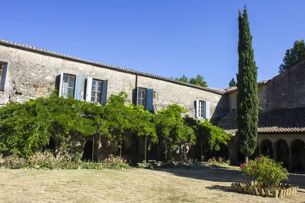 Abbaye Sainte Marie Villelongue Former Benedictine Abbey Saint Martin Vieil — Stock Photo, Image