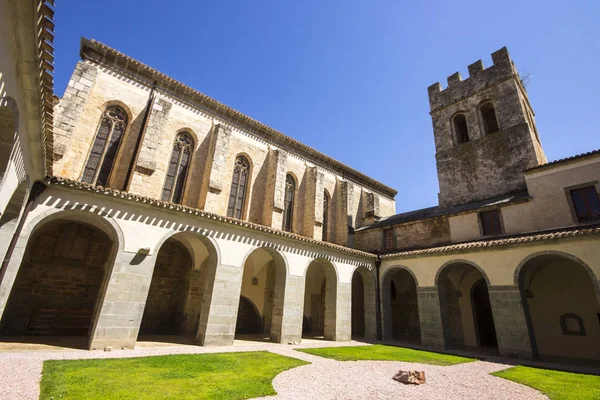 Abadía Benedictina San Pedro San Pablo Caunes Minervois Francia Llamada — Foto de Stock