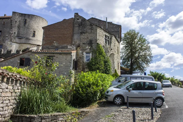 Ulice Domy Cordes Sur Ciel Pięknego Średniowiecznego Miasta Południowej Francji — Zdjęcie stockowe