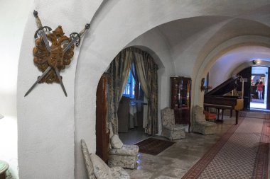 Logis Hotellerie du Chateau de içinde Floure, harika otel Relais du Silence, Güney Fransa'da, Gaston Bonheur eski ev