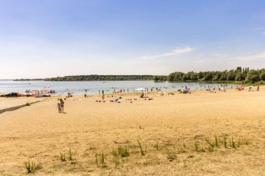 Lac d'Orient (Doğu göl) veya Lac-rezervuar Seine, Aube, Grand Est bölge, Fransa ve Seine Grands Lacs birini bölümünde yer alan bir insan yapımı rezervuar göl