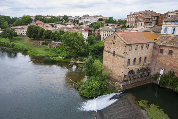 Gaillac Historical French Town River Tarn — Stock Photo, Image