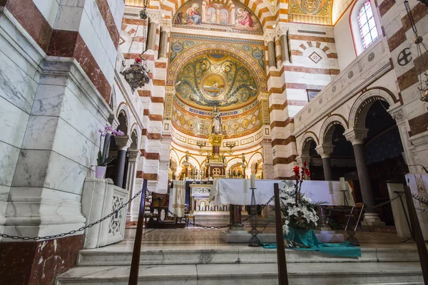 Notre Dame Garde Nuestra Señora Guardia Basílica Católica Lugar Peregrinación — Foto de Stock