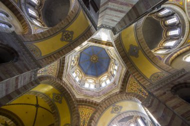 Marsilya (Cathedrale Sainte-Marie-sebepler veya Cathedrale de la Major), Roma Katolik Katedrali Chathédrale Notre Dame, ulusal bir anıt Fransa