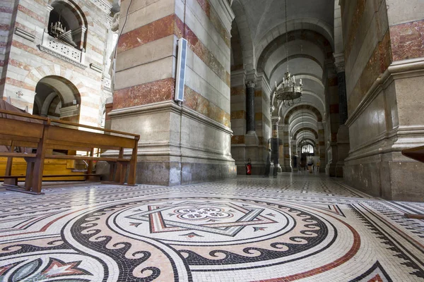 Марсель Собор Cathedrale Сент Марі Мажорних Або Cathedrale Майор Собор — стокове фото