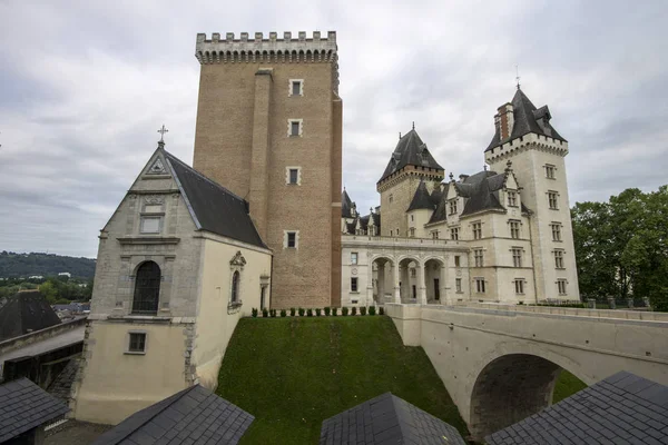 Castillo Pau Una Comuna Francesa Extremo Norte Los Pirineos — Foto de Stock