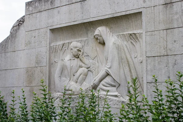 Світової Війни Меморіалу Pau Муніципалітет Північній Околиці Піренеїв — стокове фото