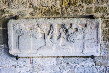 Abbey, Saint-Papoul, eski bir Roma Katolik Katedrali, Güney Fransa'da