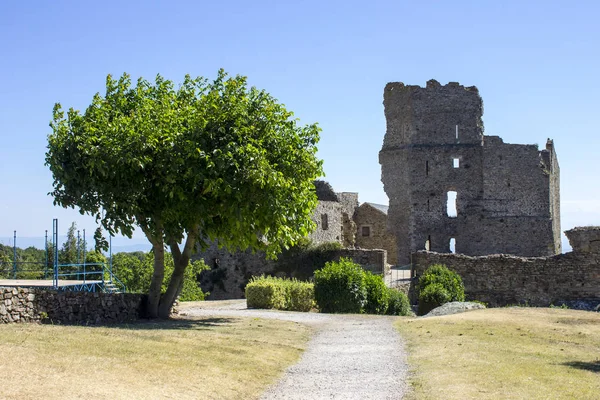 Chateau Saissac Ruined Castle One Called Cathar Castles North West — Stock Photo, Image