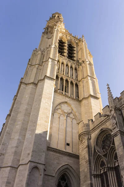 Catedral San Esteban Sens Una Catedral Católica Sens Borgoña Este —  Fotos de Stock