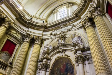 Sunak Madonna di San Luca Bazilikası kilise Bologna, Kuzey İtalya'nın kutsal alan içinde