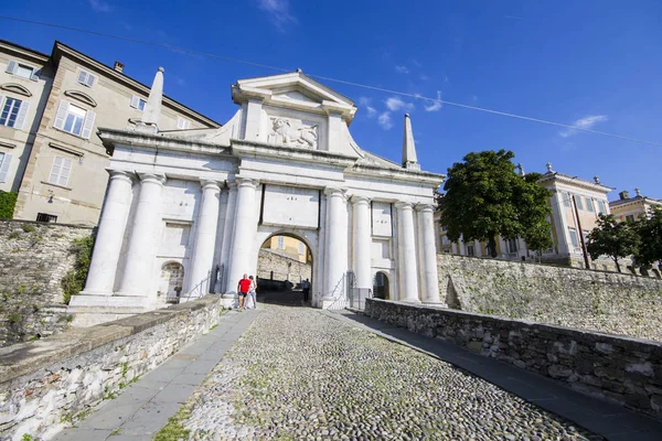 Porta San Giacomo Być Może Najpiękniejsza Bram Murów Weneckich Górnej — Zdjęcie stockowe