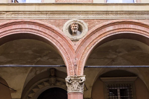 Face Devil One Palaces Piazza Santo Stefano Called Inferno Casa — Stock Photo, Image