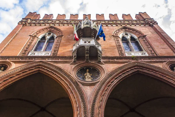 Het Palazzo Della Mercanzia Bologna Italië — Stockfoto