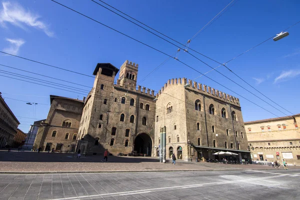 Het Palazzo Enzo Bologna Italië — Stockfoto