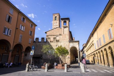 Basilica San Giacomo Maggiore, Bologna, Emilia Romagna, İtalya, bir manastır Augustinerinnen friars hizmet bölgesinin tarihi bir Roma Katolik Kilisesi