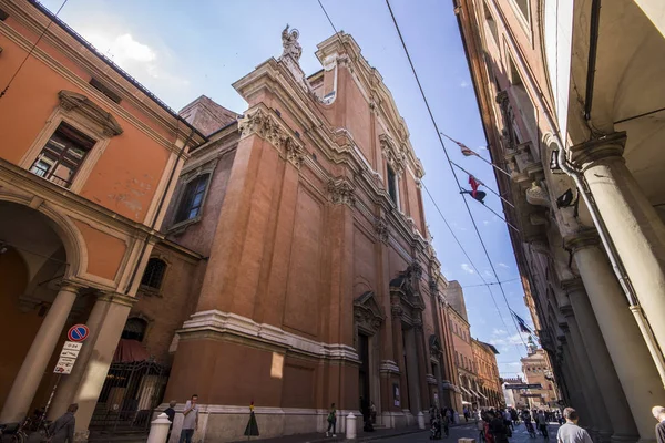 Καθεδρικός Ναός Μετροπολιτάνα Ντι Σαν Πιέτρο Στη Μπολόνια Της Ιταλίας — Φωτογραφία Αρχείου