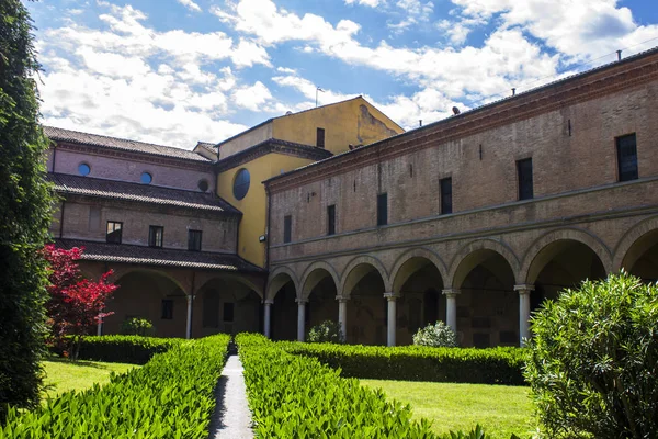 Dentro Del Claustro Basílica San Domenico Bolonia — Foto de Stock