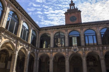 Archiginnasio Bologna, Bologna, İtalya Üniversitesi bir kez ana binasında