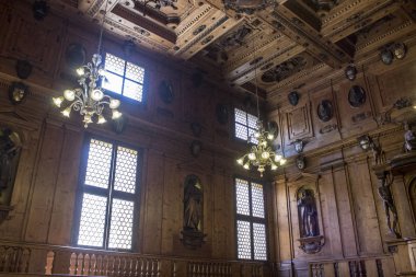 Archiginnasio Bologna içinde bir kez ana bina Üniversitesi Bologna, İtalya