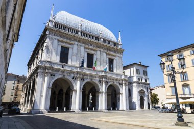 Palazzo della Loggia, Kent Konseyi Brescia, İtalya, geçerli sitedeki bir Rönesans Sarayı
