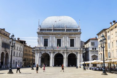 Palazzo della Loggia, Kent Konseyi Brescia, İtalya, geçerli sitedeki bir Rönesans Sarayı