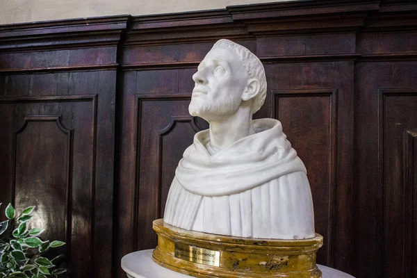 Busto São Domingos Dentro Basílica San Domenico Bolonha Itália — Fotografia de Stock