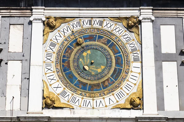 Astronomical Clock Torre Dell Orologio Clock Tower Piazza Della Loggia — Stock Photo, Image