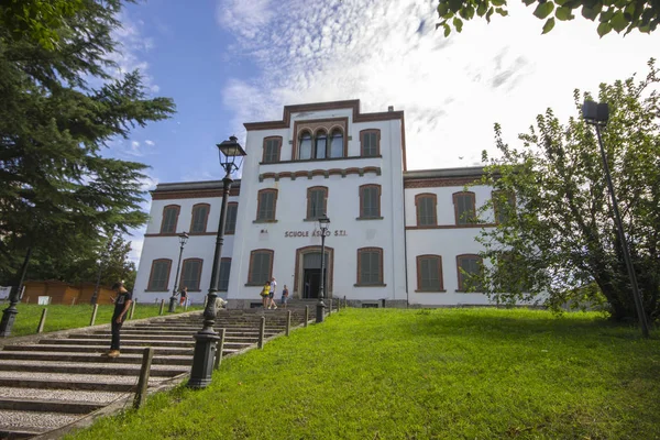 Crespi Adda Assentamento Histórico Lombardia Itália Grande Exemplo Das Cidades — Fotografia de Stock