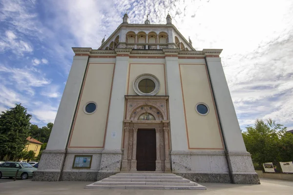 Crespi Adda Historisk Uppgörelse Lombardiet Italien Och Ett Bra Exempel — Stockfoto