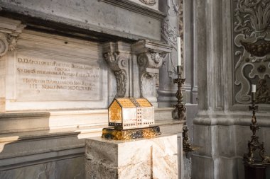 Duomo Nuovo veya yeni bir katedral, Brescia, İtalya en büyük Roma Katolik Kilisesi içinde