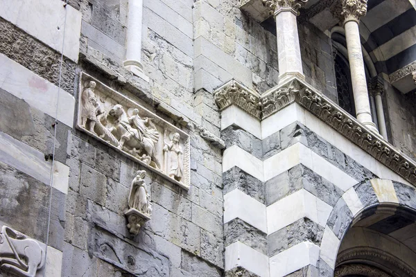 Duomo Genova Italiano Duomo Genova Cattedrale San Lorenzo Una Cattedrale — Foto Stock