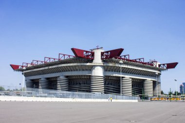 Stadio Giuseppe yaygın bilinen San Siro Meazza. Milan, İtalya ' da ev A.C. Milan ve Inter Milan futbol stadyumu