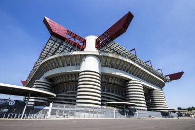 Stadio Giuseppe yaygın bilinen San Siro Meazza. Milan, İtalya ' da ev A.C. Milan ve Inter Milan futbol stadyumu