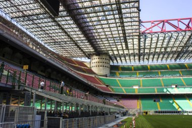 Stadio Giuseppe yaygın bilinen San Siro Meazza. Milan, İtalya ' da ev A.C. Milan ve Inter Milan futbol stadyumu