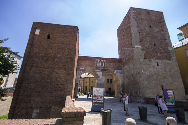 Pusterla Sant Ambrogio One Ten Secondary Gates Milan Medieval Walls — Stock Photo, Image