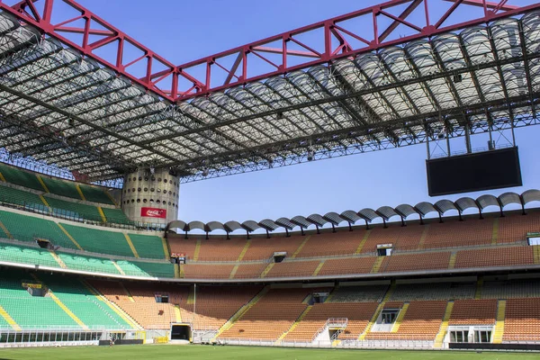 Stadio Giuseppe Meazza San Siro Néven Labdarúgó Stadion Milánó Olaszország — Stock Fotó