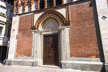 Strada, Monza, İtalya için bir kilise Chiesa di Santa Maria