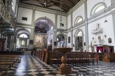 Chiesa del Santissimo Redentore veya Duomo di Palmanova, İtalya. Venedik savunma işleri bir parçası olarak 2017 beri dünya mirası