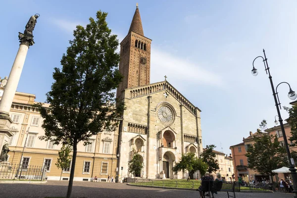 Kathedraal Van Piacenza Duomo Piacenza Cattedrale Santa Maria Assunta Santa — Stockfoto