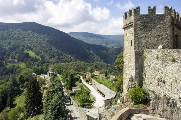 Sacra San Michele Religious Complex Mount Pirchiriano Turin Italy — Stock Photo, Image