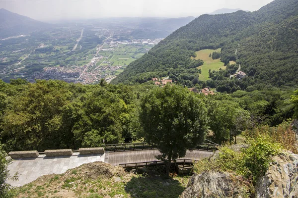 Sacra San Michele Complexo Religioso Monte Pirchiriano Perto Turim Itália — Fotografia de Stock